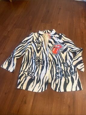 Yolly Italy Zebra-Print Blazer